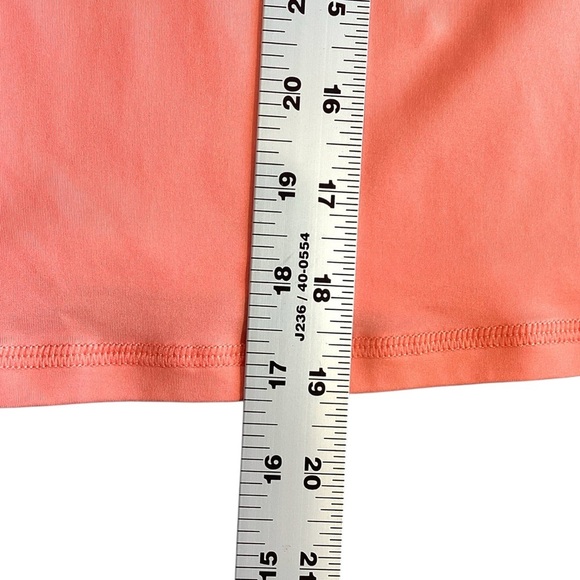 Kona Sol Cropped Long Sleeve Rash Guard Coral Peach Color Size Large - Picture 4 of 9